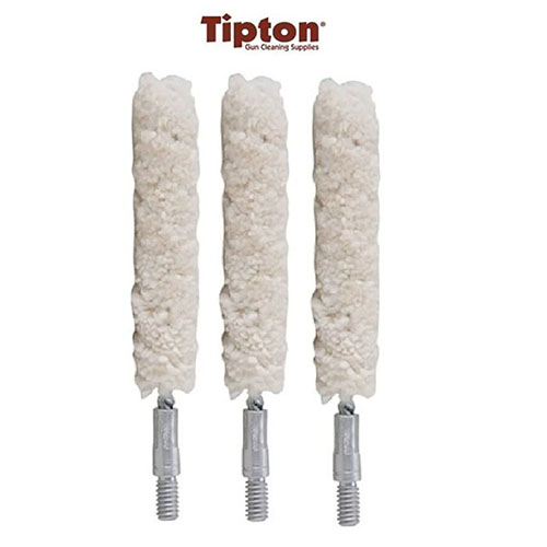 Die 100% Baumwoll-Bore Mops sind ultra-absorbierend und ideal, um Lösungsmittel, Öle und Konservierungsmittel in dein Bore und Chamber zu bringen.