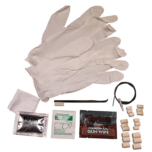 Das Tipton Rifle Field Cleaning Kit ist perfekt für jeden Schützen. Es reinigt Kaliber von .22 bis .338 und lässt sich leicht verstauen – ideal für unterwegs!