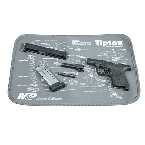 Das Tipton® Maintenance Mat schützt deine Waffe mit gepolstertem Neopren, absorbiert Öle und Lösungsmittel und ist handwaschbar – ideal für deine Werkbank!