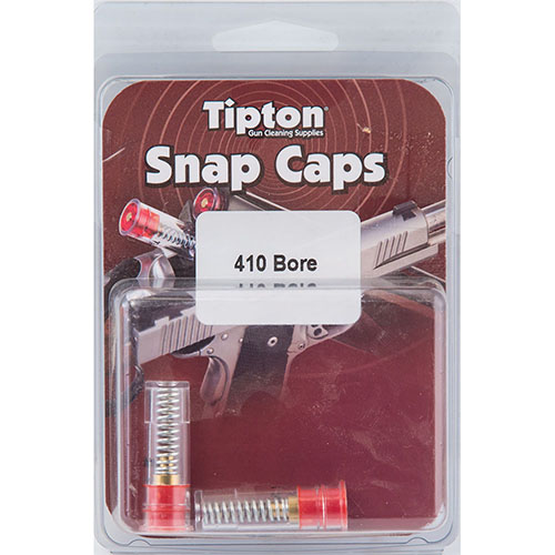 Die Tipton Snap Caps für Shotgun 410 Bore schützen deinen Abzug und die Schlagfedern, ideal zum Üben und Lagern deiner Waffen ohne Beschädigung.