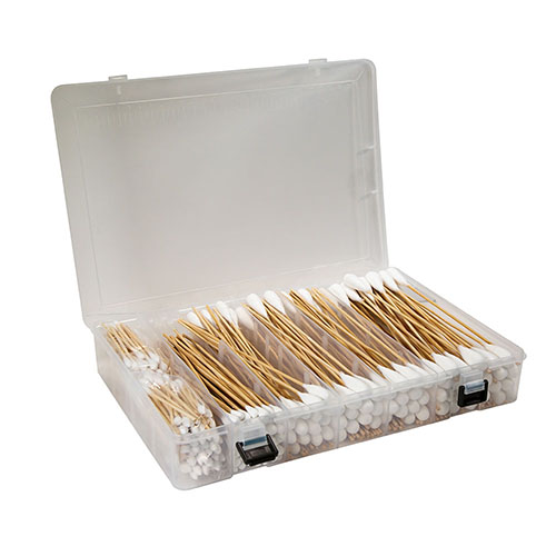 Die Tipton Power Swabs sind langlebige, abwaschbare Baumwollstäbchen mit flexiblem Bambusgriff, die perfekt in die Züge und Felder deiner Pistole passen.