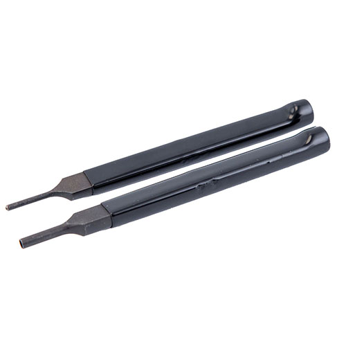Mit dem Wheeler® Bolt Catch Install Punch Kit startest du Bolt Catch Roll Pins mühelos und beendest die Installation perfekt mit dem Finishing Punch.