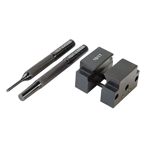 Mit dem Wheeler AR Gas Block Taper Pin Removal Tool entfernst du A2 Gasblöcke schnell und einfach. Robustes Werkzeugstahl sorgt für Langlebigkeit und Kontrolle.