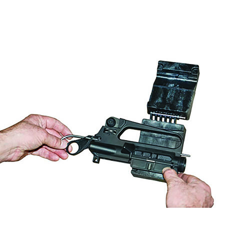Der Delta Series AR-15 Upper Vise Block sichert deine AR-15 Oberteile ohne Beschädigung, ist aus widerstandsfähigem Polymer und hat ein Gasrohr-Ausrichtungssystem.