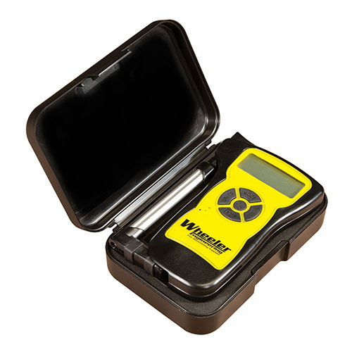 Der Wheeler Professional Digital Trigger Gauge bietet ein komfortables Design, Soft-Touch-Tasten und einen Adapter für Trigger mit Sicherheitsklingen wie Glock®, Ruger® und Savage®.