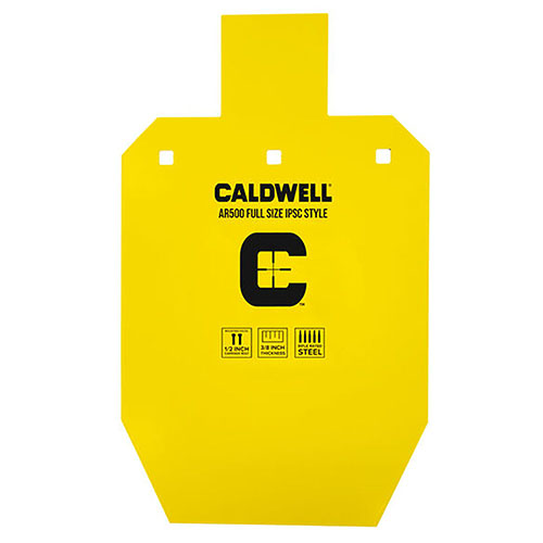 Die Caldwell AR500 IPSC Stahlziele sind langlebig, widerstandsfähig und für Wettkämpfe sowie Training perfekt geeignet - bis zu 3000 fps und 3500 ft.lbs!