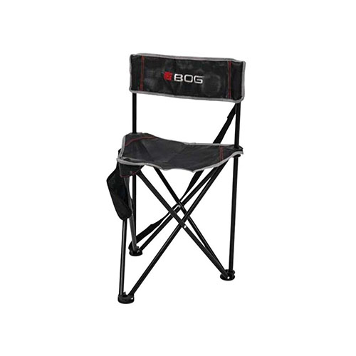 Der BOG Triple Play™ Stuhl ist leicht, stabil und bequem. Mit nur 4,5 lbs und einer Tragfähigkeit von bis zu 300 lbs kannst du stundenlang bequem jagen.