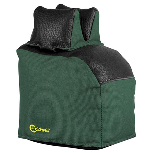Die Caldwell Shoulder Saver Magnum Extended Rear Bag bietet eine stabile Schießunterlage aus hochwertigem Leder und Polyester, die ihre Form behält.