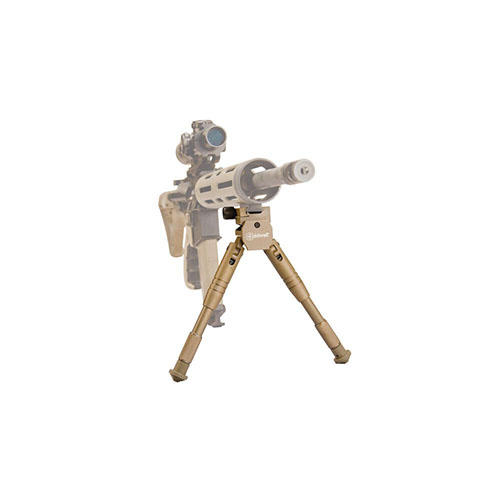 Die Caldwell AR Bipods bieten ein schnelles Befestigungssystem für Picatinny-Schienen, maximale Ausrichtung durch Pivot- und Cant-Bewegungen sowie rutschfeste Gummifüße.