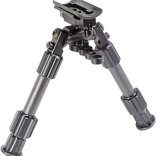 Der Caldwell 13"-30" Accumax Premium Carbon Fiber Bipod ist leicht, stabil und perfekt für Jäger. Er bietet schnelle Längenanpassung und sichere Beinverriegelungen.
