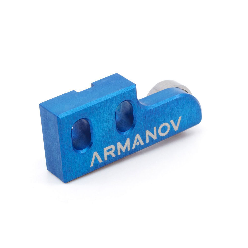 Der ARMANOV Index Bearing Cam Block für die Dillon XL650 sorgt für einen reibungslosen Ablauf, reduziert Reibung und benötigt kein Fett mehr. Einfach zu installieren!