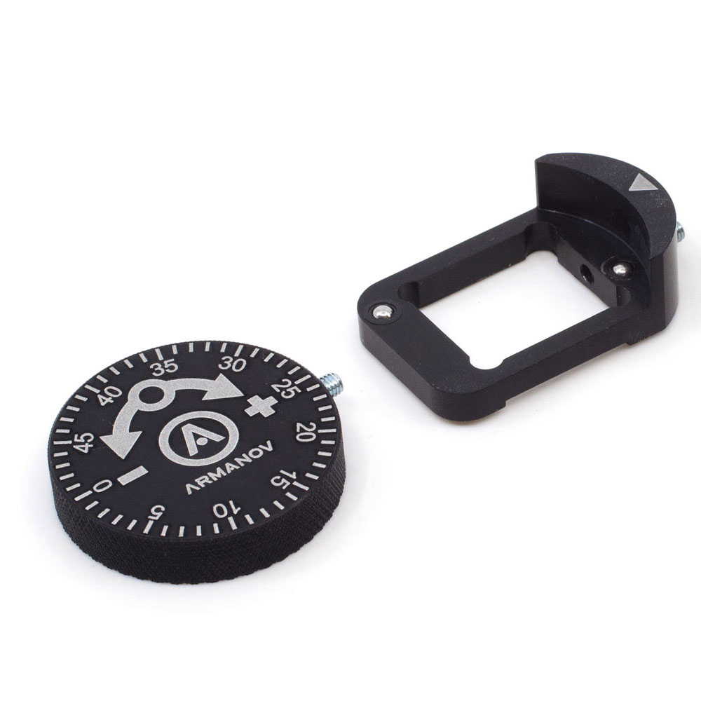 Mit dem Armanov Clickable Dillon Precision Powder Thrower Knob kannst du die Pulvermenge ohne Werkzeug präzise einstellen – 50 Klicks für einfache Anpassungen!