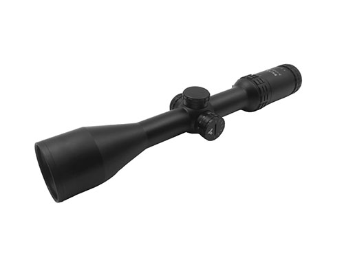Der Falke 2-12x50 L4 Zielfernrohr bietet ein beleuchtetes Mil Dot Fadenkreuz, präzise 0.1 MRAD Klickverstellungen und eine robuste Bauweise für alle Kaliber.