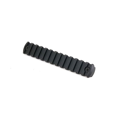 Die Tactical M-LOK Picatinny Rail aus 6061-T6 Aluminium ist robust, schwarz eloxiert, in verschiedenen Längen erhältlich und hat einen integrierten QD Flush Cup Sling Mount.