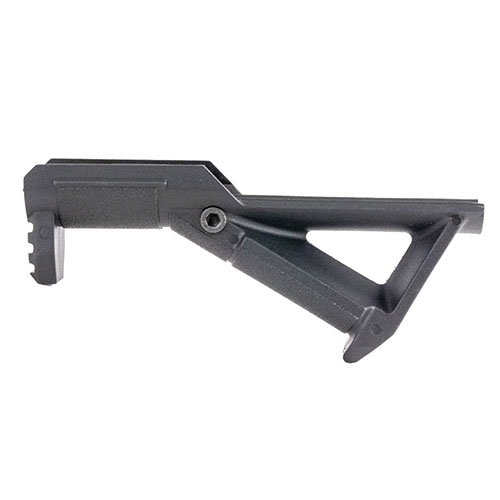 Der Barricade Grip Picatinny bietet dir eine leichte, rutschfeste Oberfläche für sicheren Halt, natürliche Fingerplatzierung und eine zuverlässige Stütze an Barrikaden.