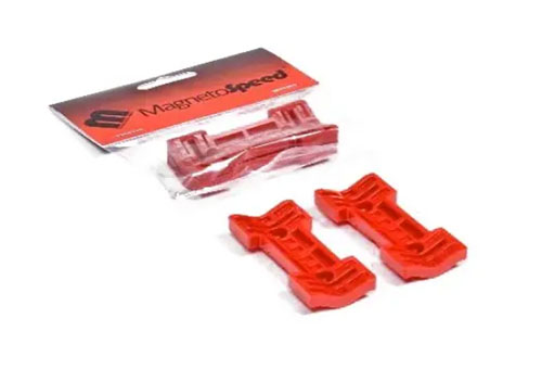Mit dem Tapered Spacer Kit von MAGNETOSPEED kannst du deine Chronographs präzise auf stark konischen Läufen ausrichten. Enthält 0.5° und 1° Spacer.