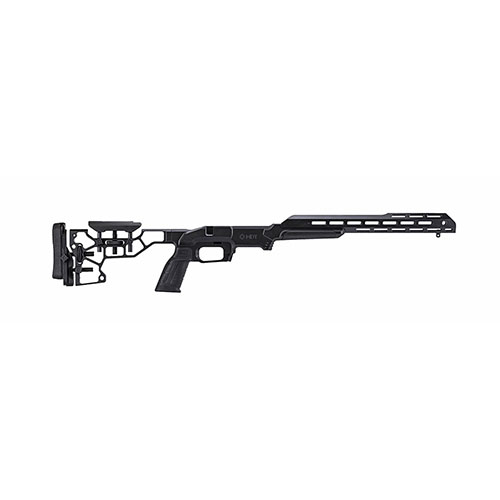 Das MDT ESS Chassis System Kit bietet dir ergonomische Anpassungen, einen verstellbaren Schaft, eine 15" Forend und eine einfache Magazinbedienung.