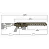 Das MDT TAC21 Gen 2 Chassis für Remington 700 bietet Benchrest-Präzision, ergonomisches Design, Modularität und einfache Installation in weniger als einer Stunde.