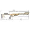 Das MDT LSS-XL Gen 2 Chassis System bietet dir einen längeren Forend, AR-Carbine-Style Schaft und nutzt AICS-typische abnehmbare Magazine für optimale Leistung.