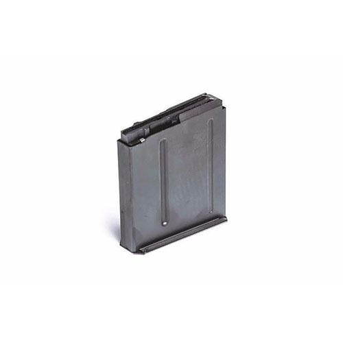 Das MDT Metal Magazin für Tikka T3/T3x und Savage Axis bietet Platz für 5 Magnum-Patronen, ideal für 30-06 und 300WM, perfekt für präzises Schießen!