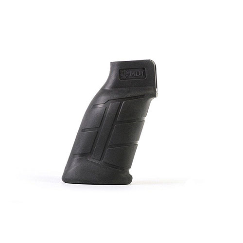 Der MDT AR-15 Pistol Grip bietet ergonomischen Komfort mit einer rutschfesten Oberfläche, ideal für Rechts- und Linkshänder, kompatibel mit MDT Chassis und AR-15.