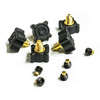 Das MDT Buttstock Set Screw / Wheel Knob Replacement Kit enthält 5 Set Screws und 5 Wheel Knobs, ideal für eine einfache und zuverlässige Ersatzteilversorgung.