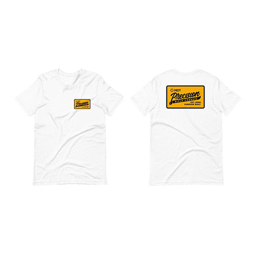 Das MDT Apparel Precision T-Shirt in Weiß bietet dir optimalen Tragekomfort aus 60/40 Baumwolle/Polyester und ist perfekt für jede Gelegenheit.