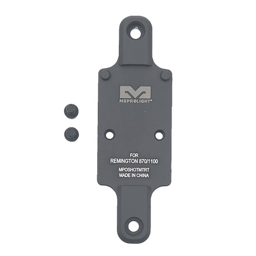 Mit der MPO PRO-F, RED & RMR Shotgun Plate für Remington 870/1100 erhältst du eine zuverlässige Montage für RMR-Optiken und verbesserte Zielgenauigkeit.