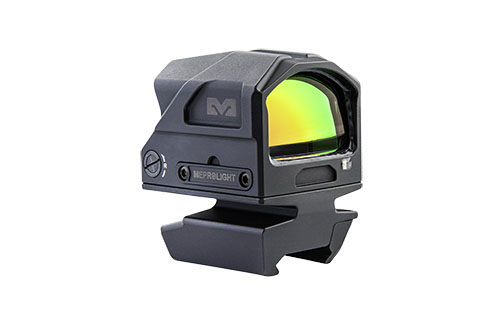 Mit dem MCO PRO von MEPROLIGHT erhältst du ein robustes Rotpunktvisier mit 3-Segment 2/68 MOA Speed Ring für präzises Zielen und schnelle Zielerfassung.