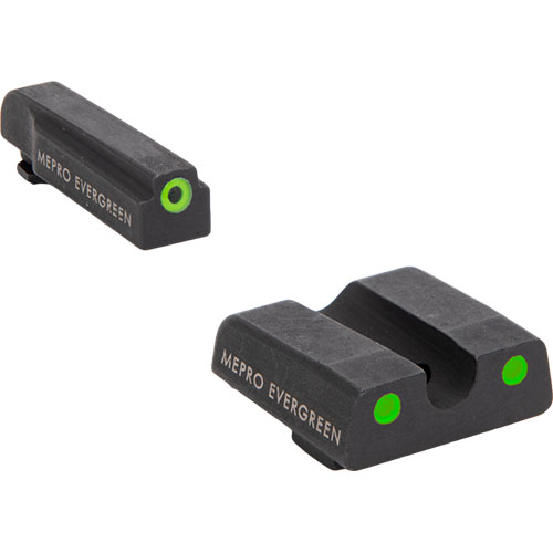 Die Mepro Evergreen™ bietet superhelle LED-Beleuchtung für optimale Zielerfassung bei Tag und Nacht, mit 5 Jahren zuverlässiger Nutzung ohne gefährliche Materialien.
