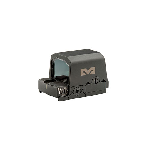 Entdecke das Mepro MPO Pro-S: Robuste, geschlossene Optik mit RMSc/JPoint-Fußabdruck, wählbarem 3-Segment-Zielsystem und IP67 wasserdicht.