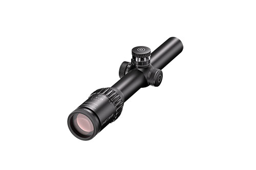 Entdecke das 1–8x24 Exos TMR mit hervorragender Optik, flexibler Vergrößerung und robustem Design – perfekt für präzises Schießen und CQB-Einsätze!