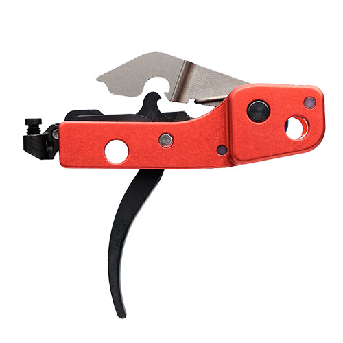 Der TIMNEY AK47 Trigger mit 3,5 lb Pullgewicht ist ein 100% Drop-In, der Genauigkeit und Kontrolle verbessert – perfekt für verschiedene Varianten!