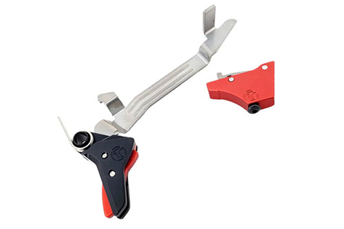 Das Timney Ultimate Builder's Kit für Glock Gen 3-4 bietet einen leichten Pull-Wert von 2,5-3 lbs und sorgt für eine verbesserte Trigger-Erfahrung und Zuverlässigkeit.