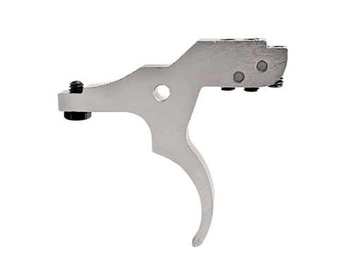 Der Timney Savage 110 Trigger mit 3 lb Abzugsgewicht und vernickelter Oberfläche bietet höchste Fertigungsqualität für präzises und zuverlässiges Schießen.