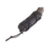 Verlängerte Pistol-/Schlagstock-TACO mit MOLLE-Befestigung, schwarz