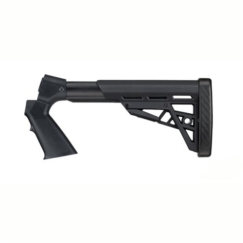 Der REMINGTON 7600 Adjustable Stock bietet eine verstellbare Länge, absorbiert Rückstoß, reduziert Mündungshub und ist wetterfest – perfekt für jedes Abenteuer!