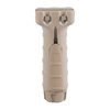 Der PICATINNY STANDARD VERTICAL GRIP bietet eine robuste Montage, eine rutschfeste Griffoberfläche, viel Stauraum und ist wasserdicht bis 66 ft.
