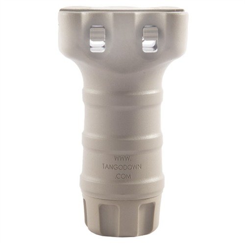 Der PICATINNY STUBBY GRIP von TANGODOWN verbessert die Waffenkontrolle, ist leicht und kompakt, hat einen rutschfesten Griff und bietet Stauraum für kleine Teile.