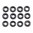 Dommuttern 10-32-Gewinde, 12er-Pack