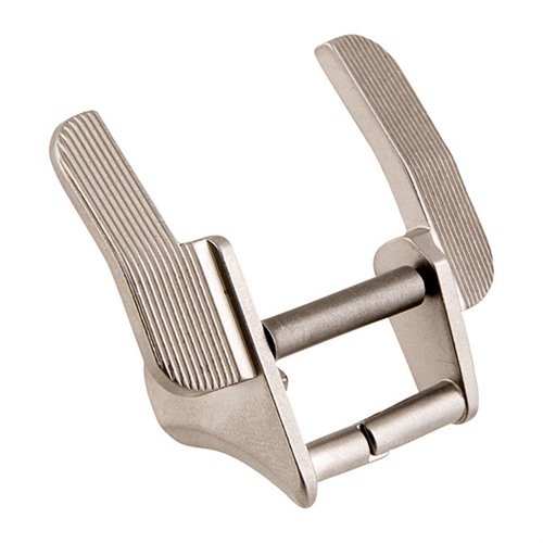 Die Ed Brown Machined Ambidextrous Wide Match Thumb Safety bietet eine große Fläche für schnelle Betätigung, ist aus hochwertigem Stahl gefertigt und passt auf alle 1911 Rahmen.