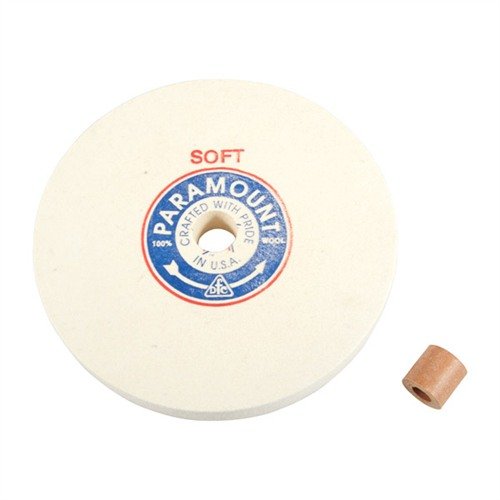 Die 8" Soft Felt Polishing Wheels von Bacon Felt Company bieten eine hervorragende Finish-Qualität mit anpassbaren Adaptern für verschiedene Arbor-Größen.