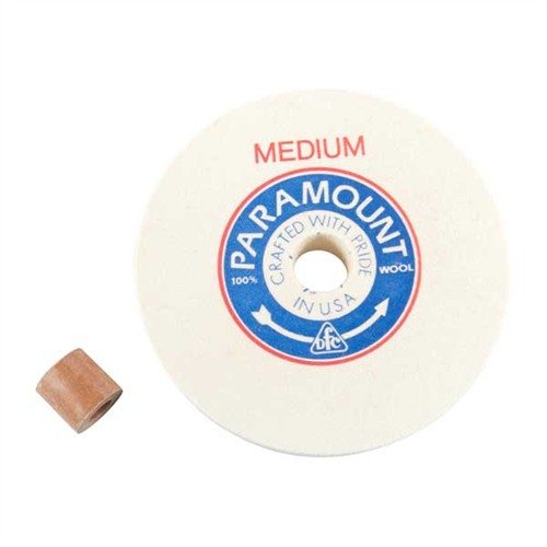 Die 6" Medium Felt Polishing Wheels bieten eine perfekte Oberflächenbearbeitung mit kontrollierter Dichte und sind ideal für verschiedene Poliergrits. Adapter inklusive.