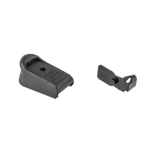 Die GRIP EXTENSION für GLOCK® 43 bietet besseren Rückstoßkontrolle und Komfort, indem sie eine stabile Handhabung und eine erweiterte Ablage für den kleinen Finger ermöglicht.