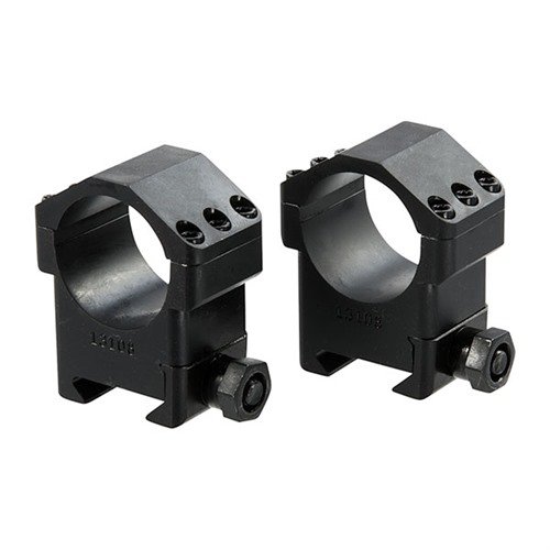 Die MAX-50 Ringe bieten 60% mehr Haltekraft, sind aus Stahl oder Aluminium gefertigt und mit 6 Torx-Schrauben ausgestattet, ideal für die .50 BMG.