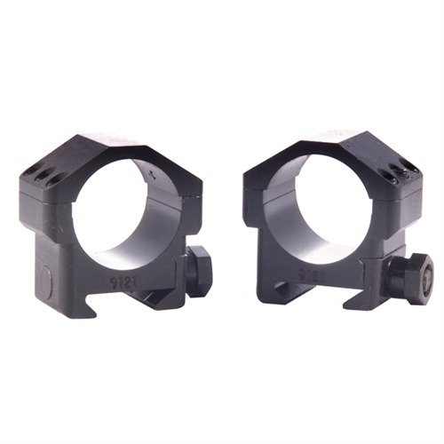 Die MAX-50 Ringe bieten 60% mehr Haltekraft, sind MIL STD 1913 kompatibel und bestehen aus robustem Stahl oder Aluminium für maximale Stabilität.