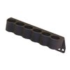 Der RECEIVER MOUNT SHOTSHELL HOLDER von MESA TACTICAL ist leicht, robust und bietet Platz für 6 zusätzliche 12-Gauge-Patronen für schnelle Nachladevorgänge.