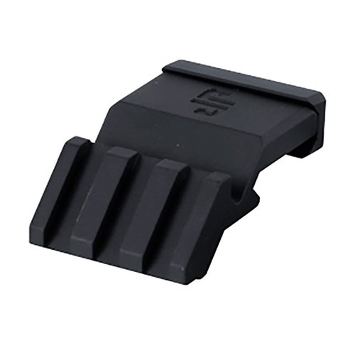 Der 45 Grad Offset Adapter von J P Enterprises ermöglicht die Montage von Picatinny-Zubehör für präzises Zielen auf kurze Distanz, ideal für Links- und Rechtshänder.