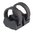 Taschenlampenhalterung V-Block & Ringe, schwarz