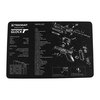 Die TEK MAT Pistol Gun Cleaning Mat schützt deine Waffe während der Reinigung, hat ein detailliertes Diagramm und eine rutschfeste Neopren-Unterlage.